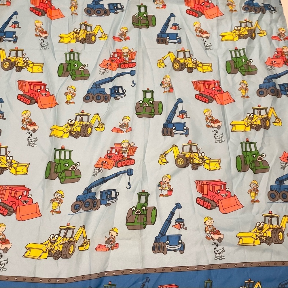Vintage Bob The Builder Twin Flat Sheet Dan River
